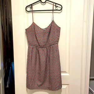 J. Crew geometric print dress